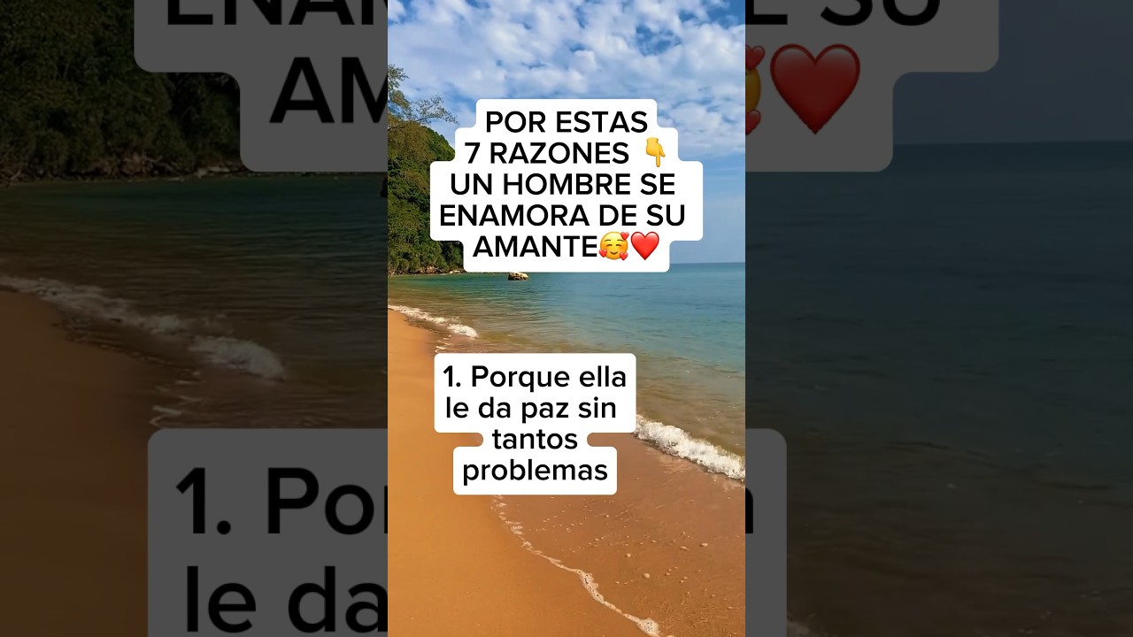 actitudes de un hombre enamorado de su amante