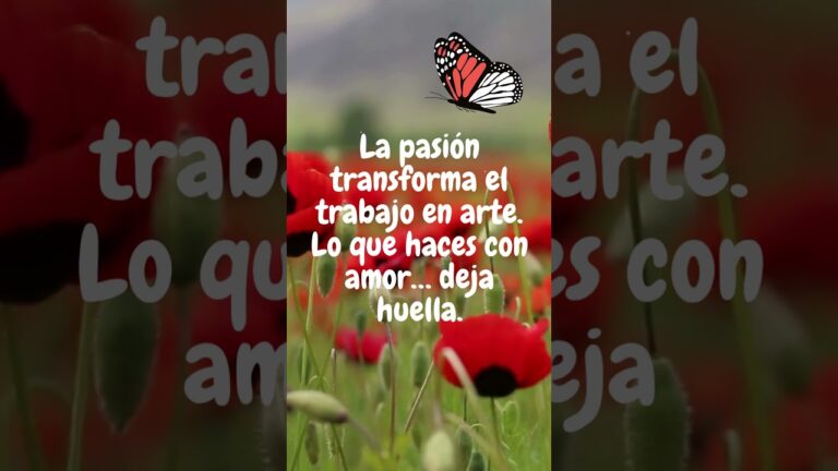 ama lo que haces frases