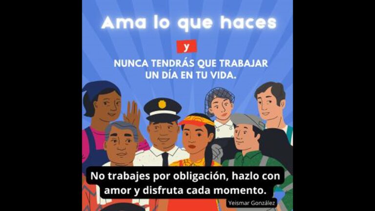 ama lo que haces y no tendras que trabajar