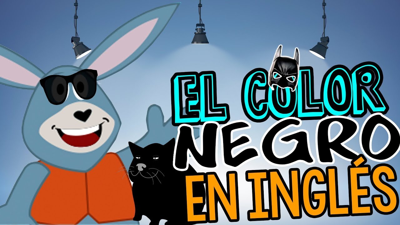 amo el color negro en ingles