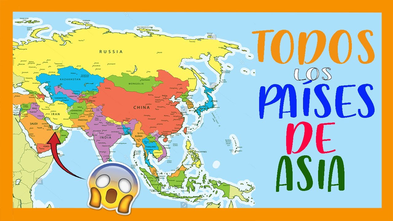 asia mapa capitales