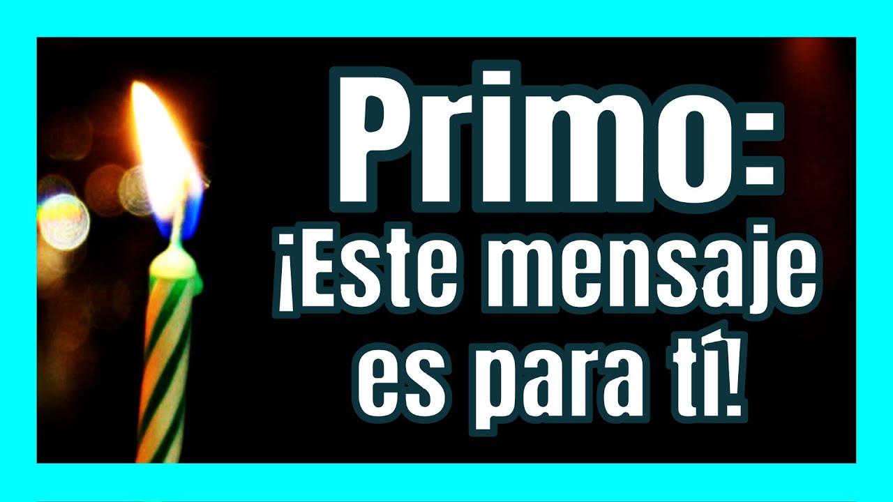 carta a un primo querido