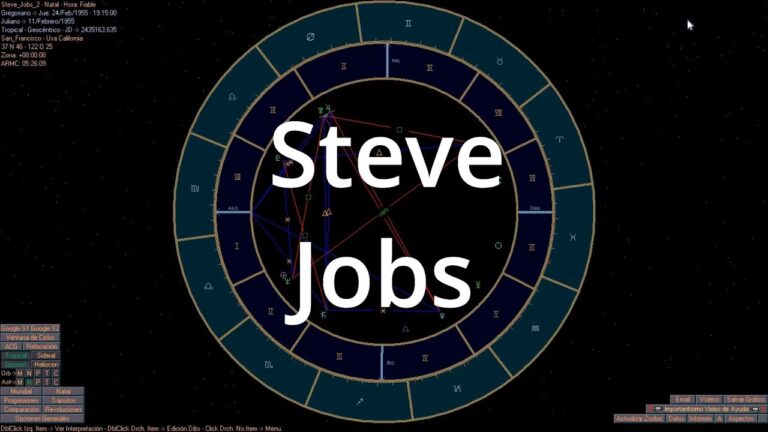 carta astral de steve jobs