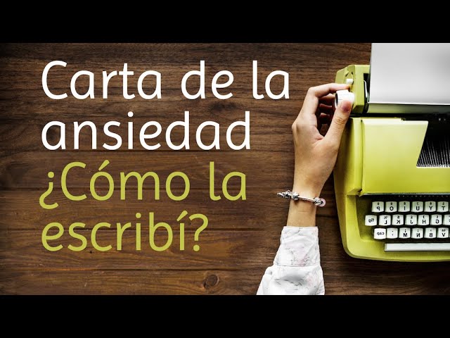 carta de la ansiedad