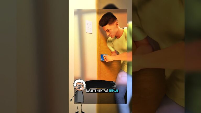 como abrir una puerta cerrada con tarjeta