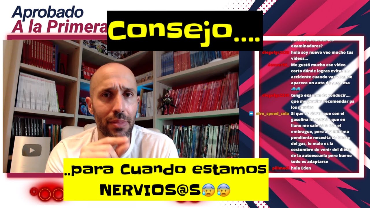 como controlar los nervios en un examen de conducir