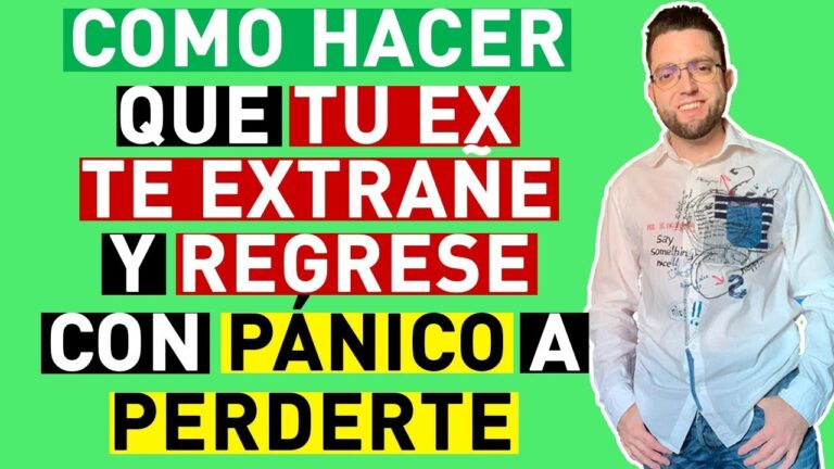 como hacer que tu ex te eche de menos