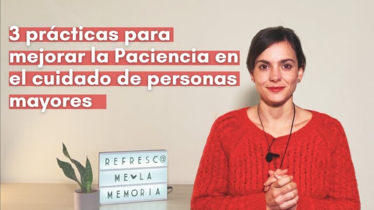como tener paciencia con las personas mayores