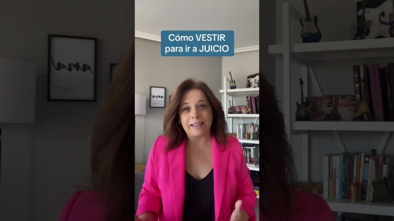 como vestir para un juicio