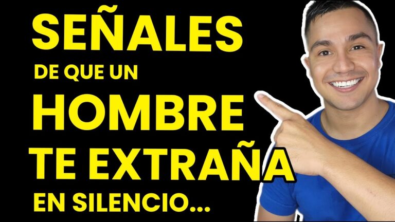 cuando un hombre dice te extraño