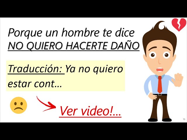 cuando un hombre te dice que no quiere hacerte daño