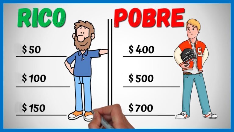 diferencia entre un pobre y un rico