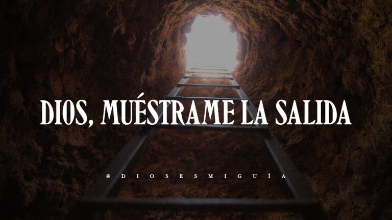 dios ayudame a salir de esto