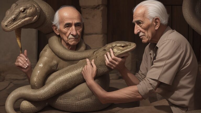 el hombre y la serpiente reflexion