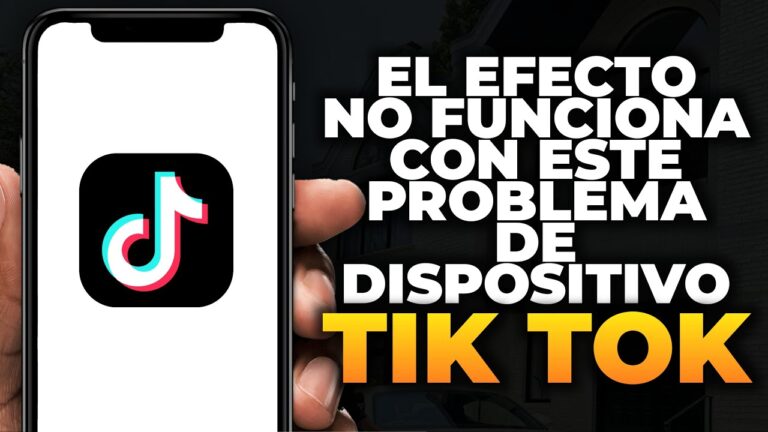 este efecto no funciona en este dispositivo