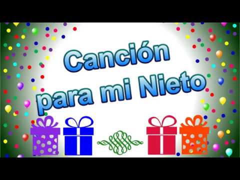 feliz cumpleanos a mi nieto