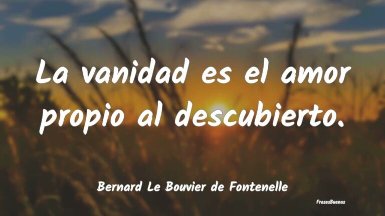 frases acerca de la vanidad