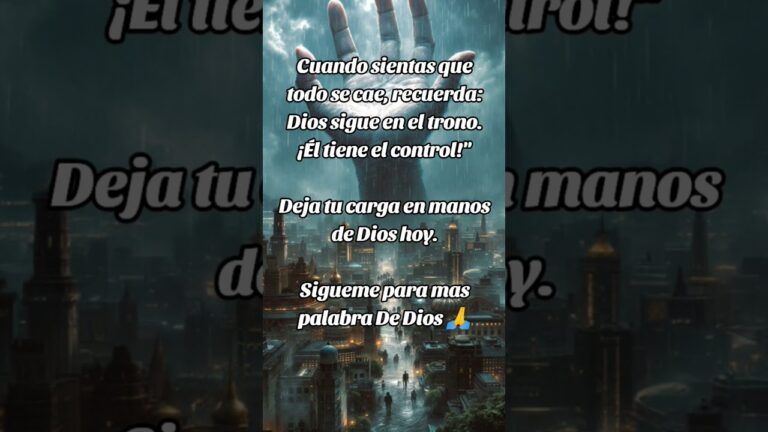 frases cristianas dios tiene el control