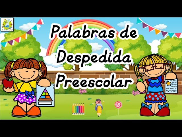 frases de despedida para alumnos de infantil
