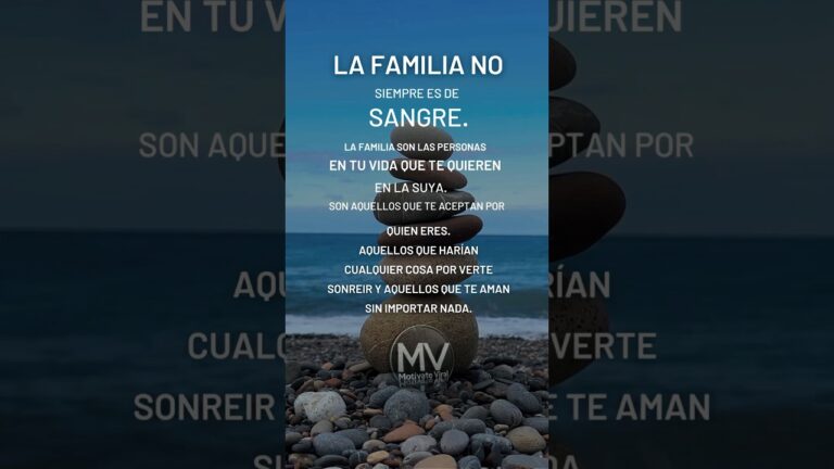 frases la familia no siempre es de sangre