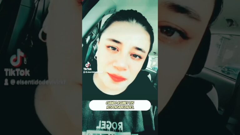 hazte responsable de tus actos