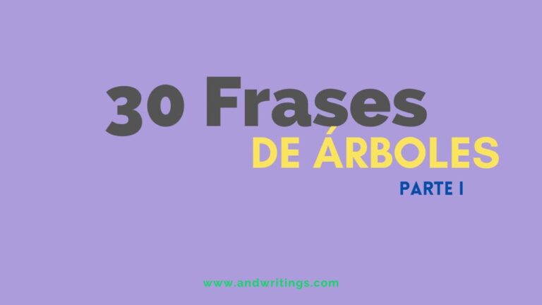 imagenes de arboles con frases