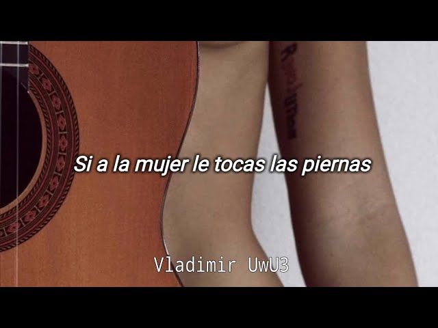 letra de la guitarra es como la mujer