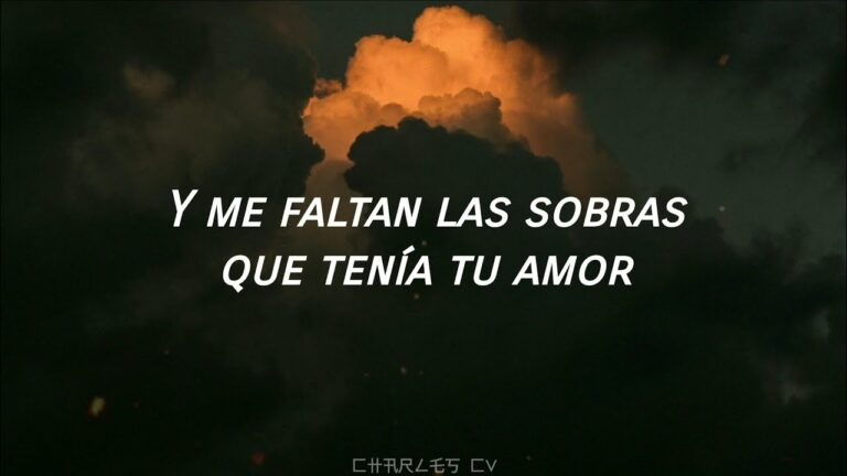 letra entre sobras y sobras me faltas significado