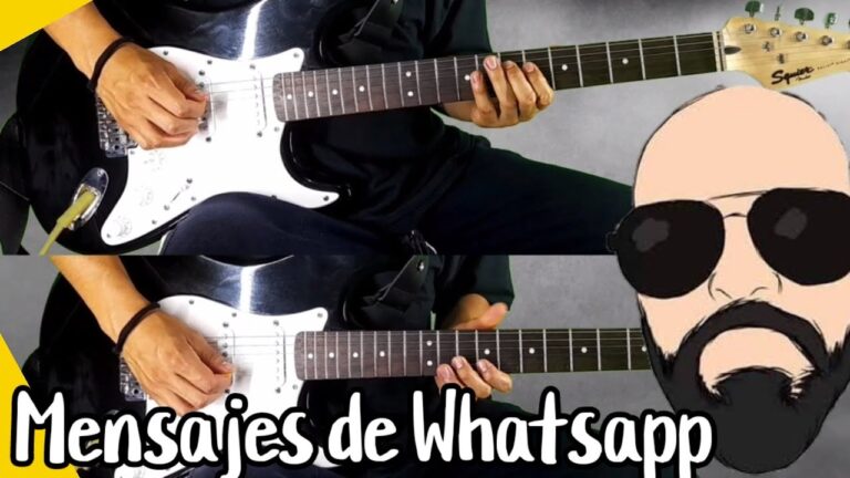 los mensajes del whatsapp guitarra