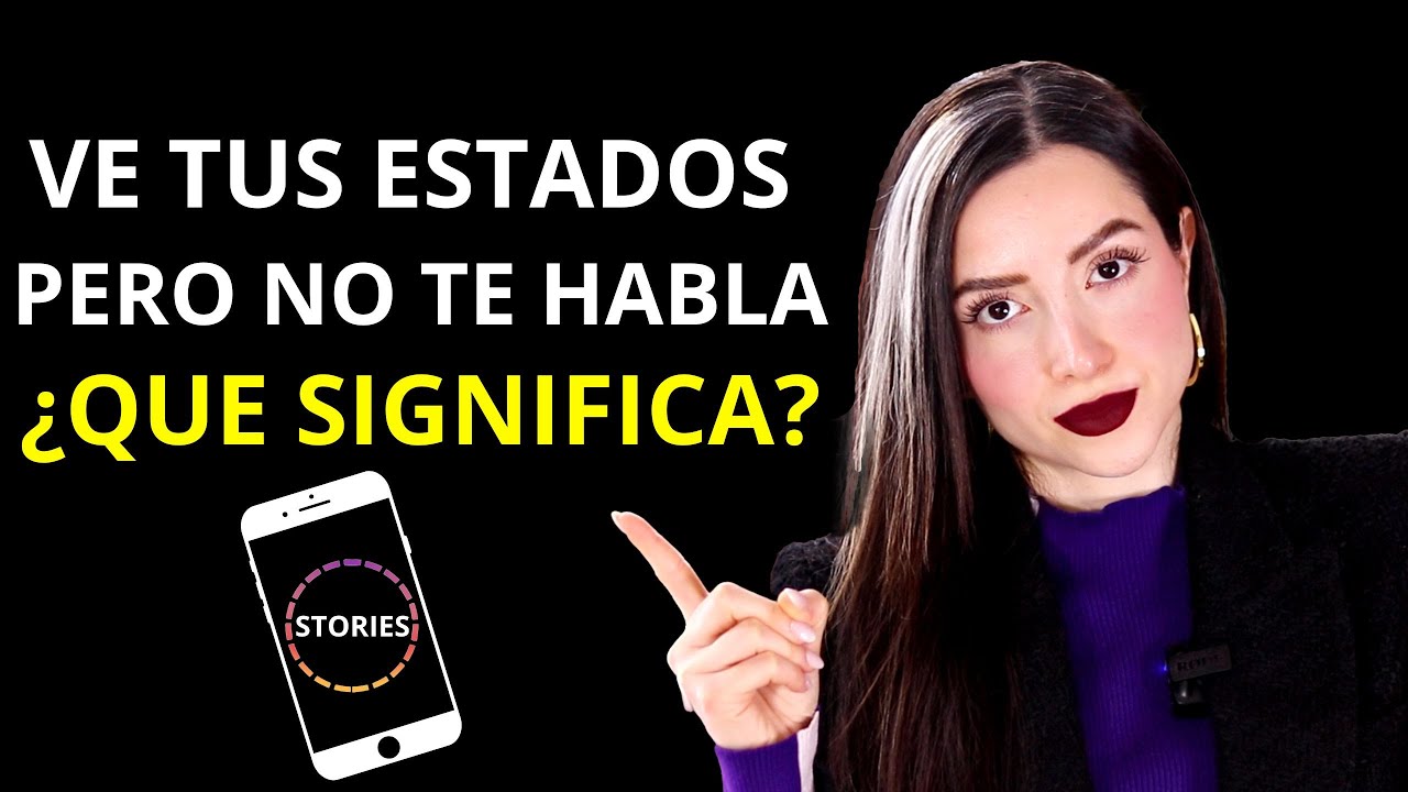 me stalkea pero no me habla