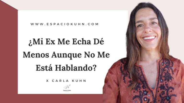 mi ex me dice que me echa de menos