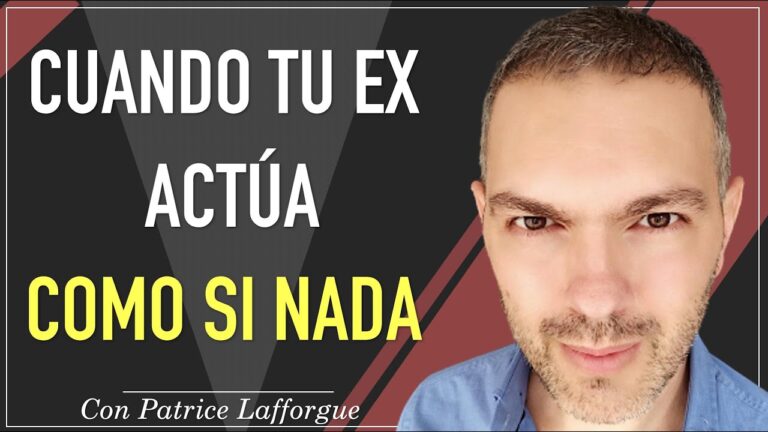 mi ex me habla como si nada