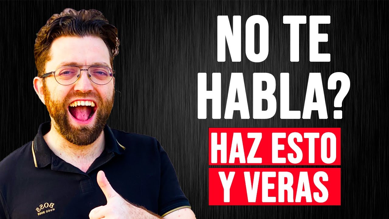 no me habla desde hace una semana
