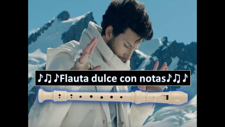 notas de no hay nadie mas en flauta