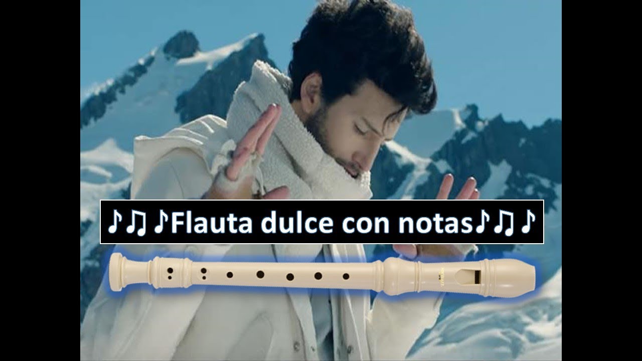 notas de no hay nadie mas en flauta