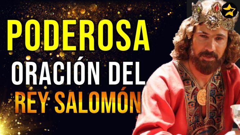 oración del rey salomón para pedir sabiduría