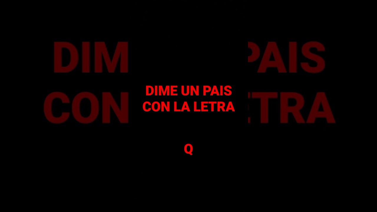 pais con la letra q
