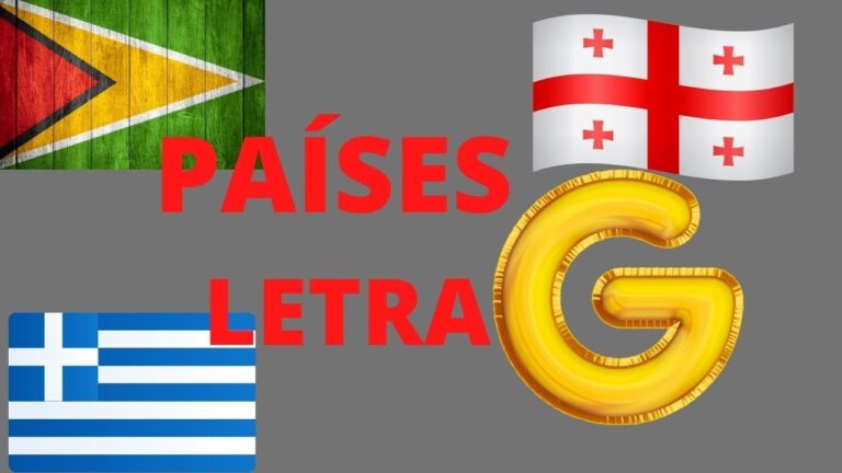 paises con la g