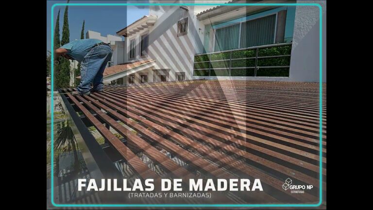 pergolas de policarbonato y madera