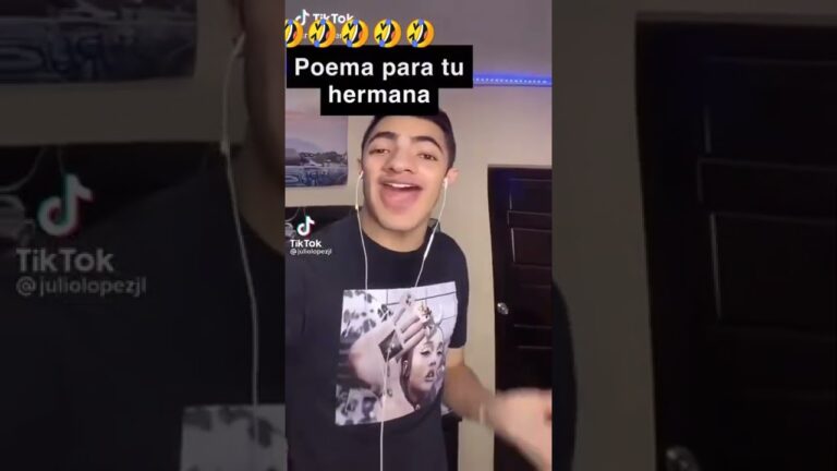 poema para mi hermana chistoso