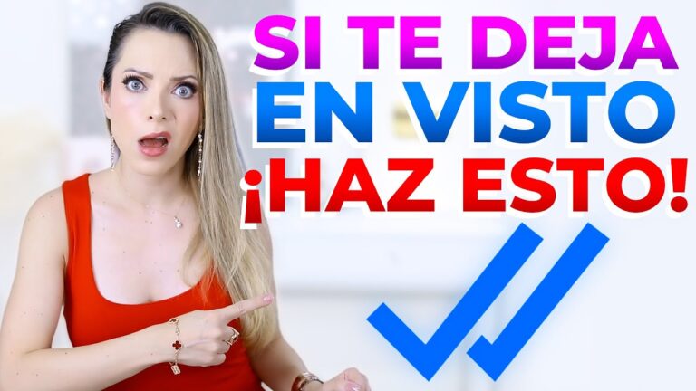 porque me deja en visto si le gusto