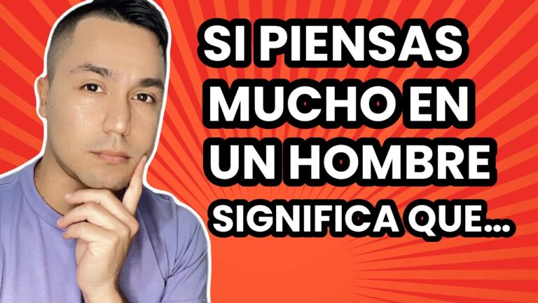 porque uno piensa tanto en una persona