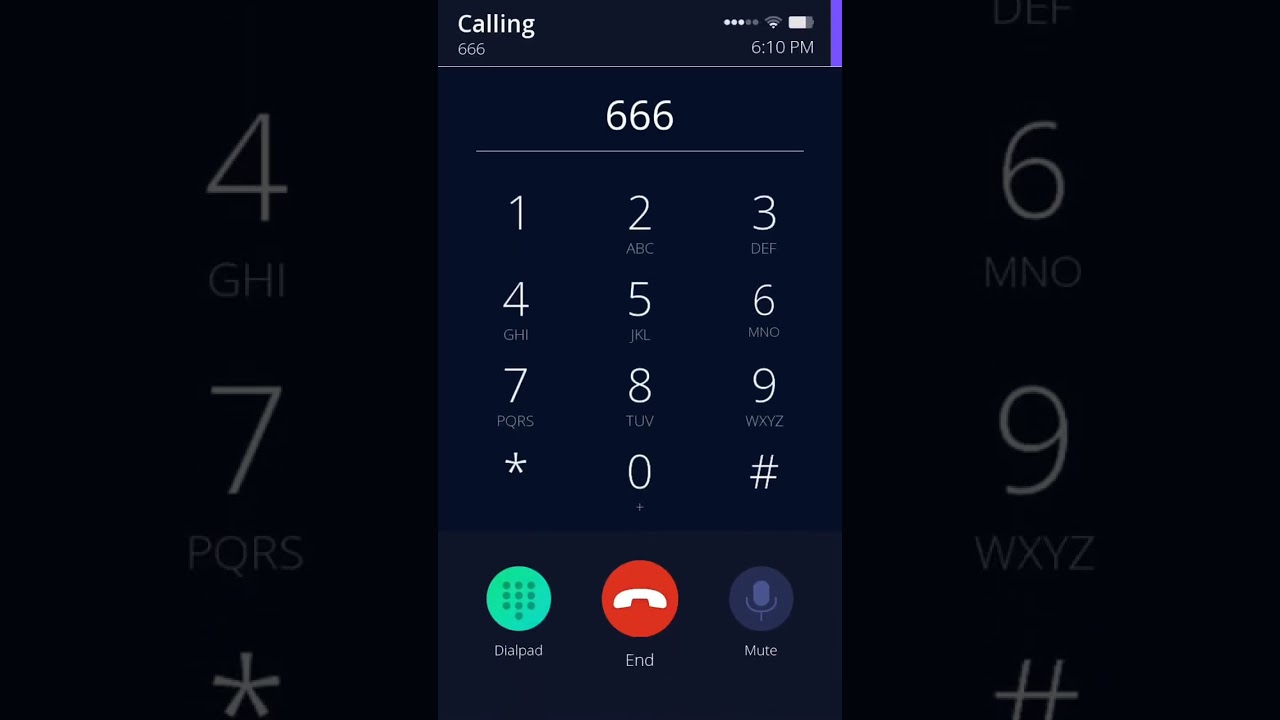que pasa si llamas al 666666666