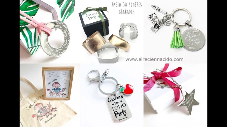 que regalar a la profe de infantil