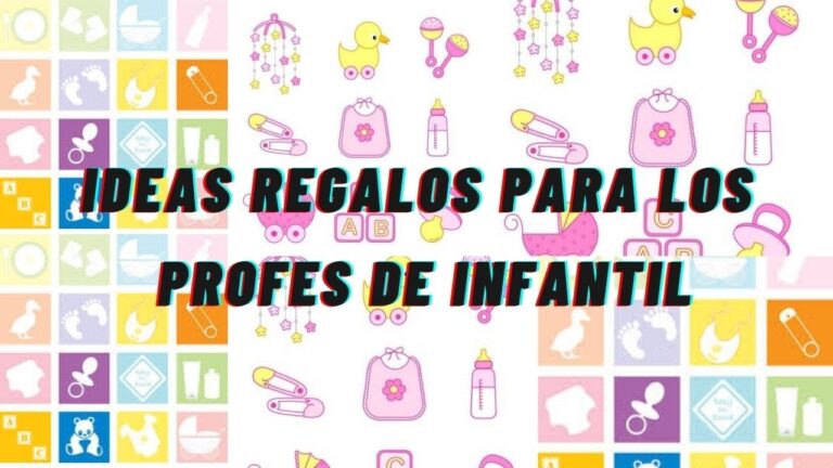 que regalar a una profesora de infantil