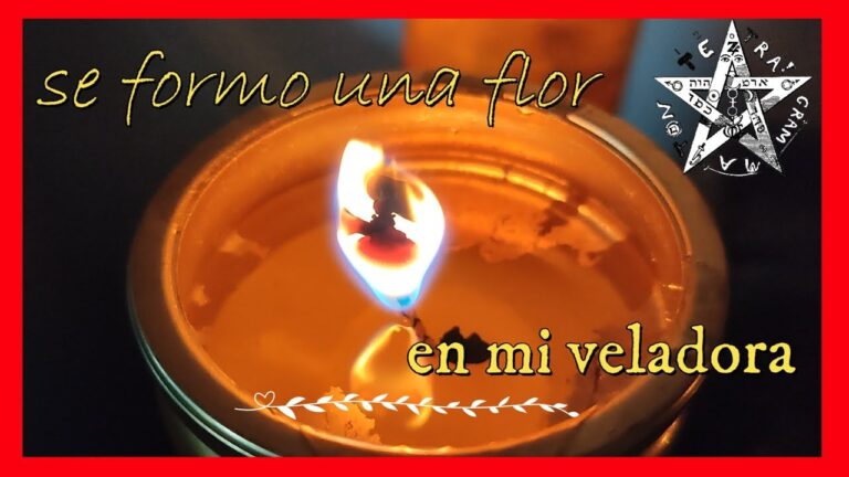 que significa cuando una vela se abre como una flor