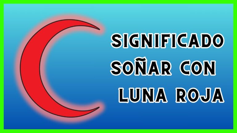 que significa soñar con la luna roja