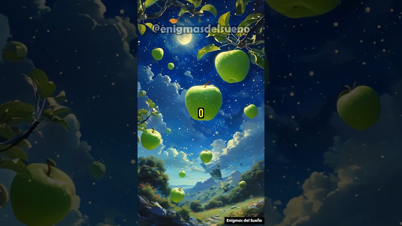 que significa soñar con manzanas verdes