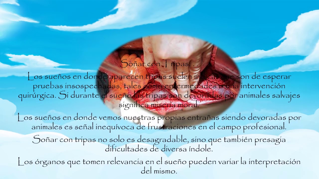 que significa soñar con tripas de pollo