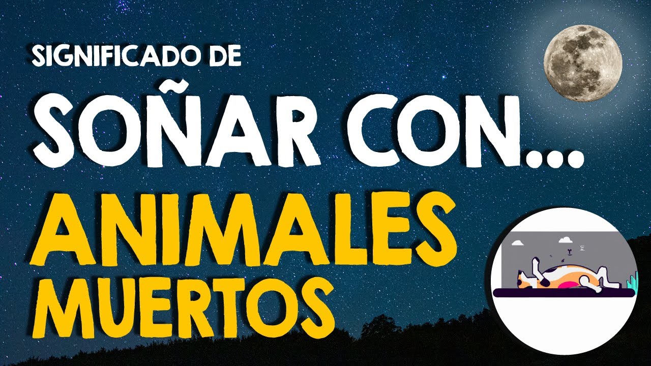 que significa soñar con un animal muerto